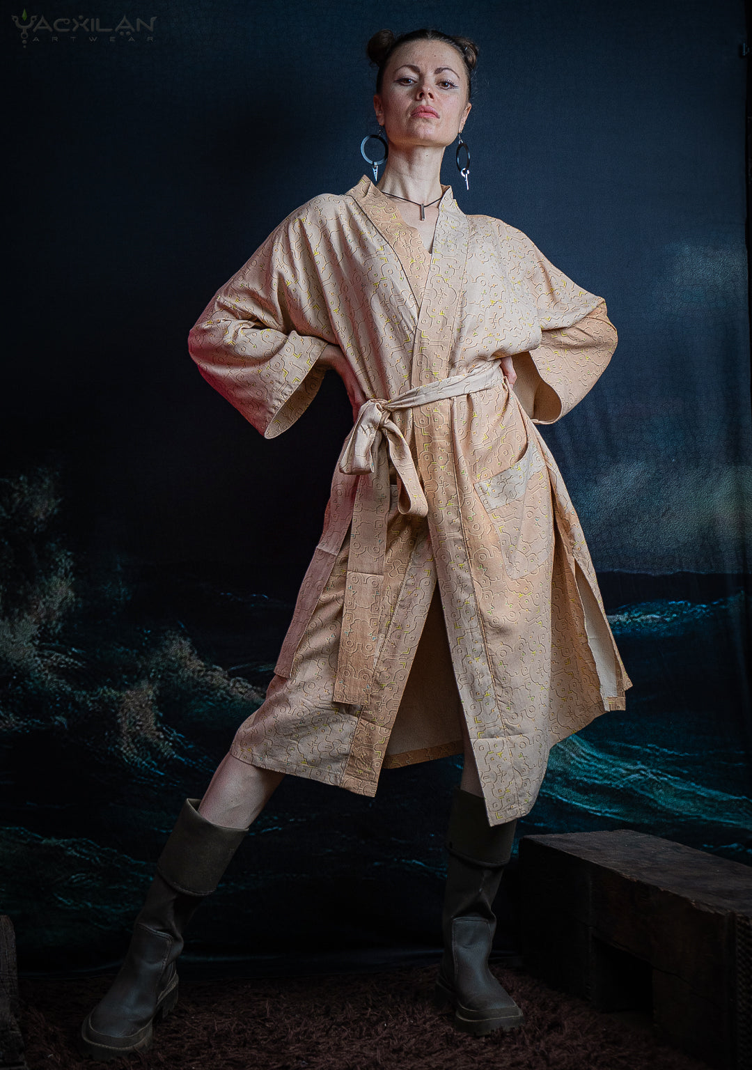 Classic Kimono / Chinese Silk - REBIRTH OF IKARO Whitesands